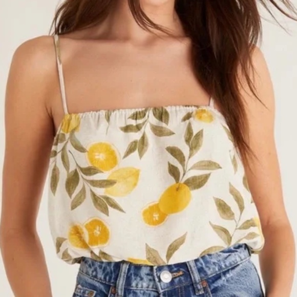 Z Supply Paige Citrus Tank Top - Picture 1 of 2